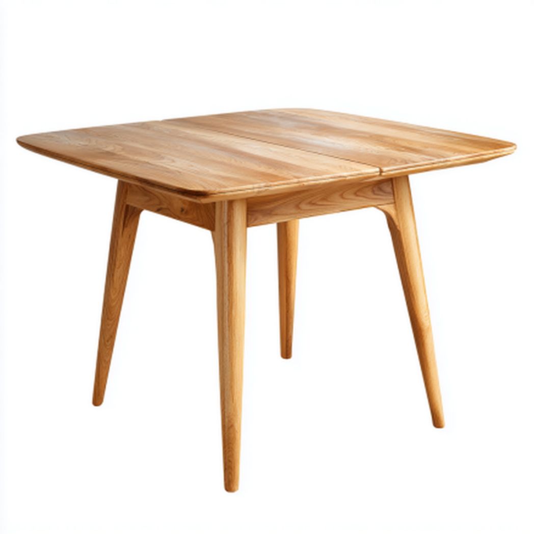 Stół rozkładany do jadalni z litego drewna - 80 x 80 x 75